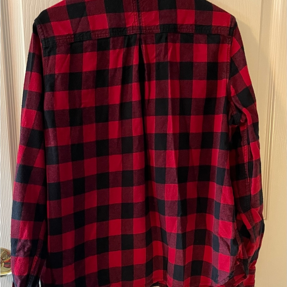 Buffalo Plaid Flannel Button Up Shirt - Picture 5 of 5